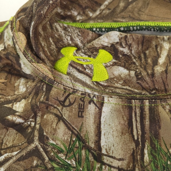 Under Armour Compression Shirt Mens L Coldgear Infrared Scent Control Realtree - Picture 5 of 11